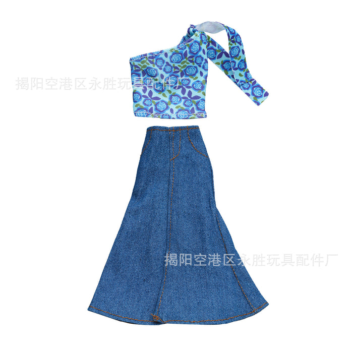 Wholesale Autumn clothes,  fresh and simple clothing mini design baby clothes girls'  toys