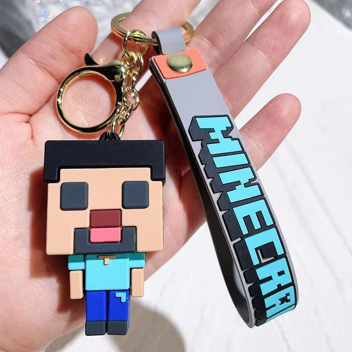 Wholesale Plastic Creative Wheat Block Cute Keychain JDC-KC-Shanm008