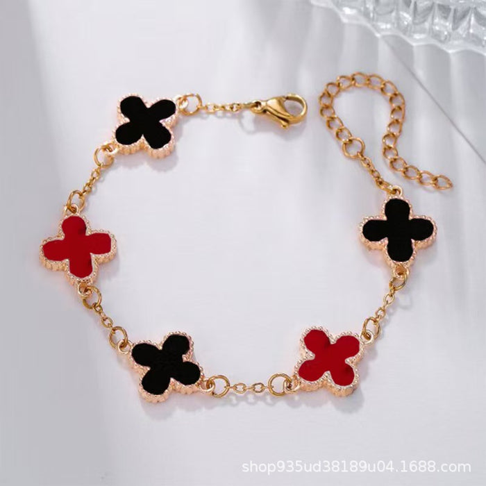 Wholesale Premium size double-sided necklace, collarbone chain, light luxury tassel pendant