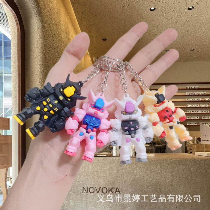 Wholesale Keychain Backpack Keychain Guardian Mech Doll Couple Pendant Gift