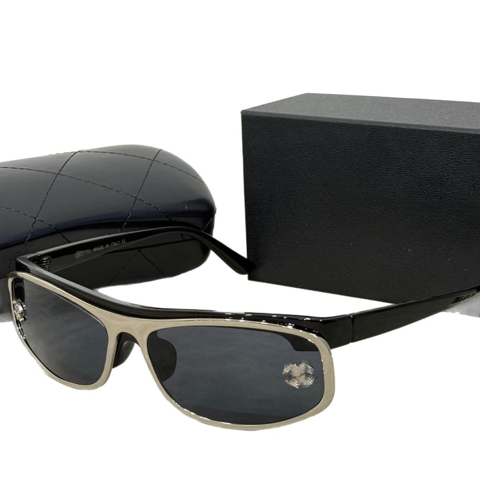 Wholesale Sunglasses with diamond inlay, curved mirror, fashionable women's sunglasses