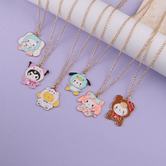 Wholesale Cartoon Alloy Pendant Necklace JDC-NE-FuYu012