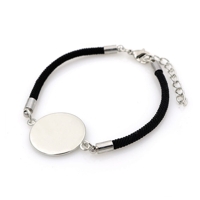 Wholesale Fan support bracelet does not fade women' s hand jewelry star five ball expression package braided bracelet gift