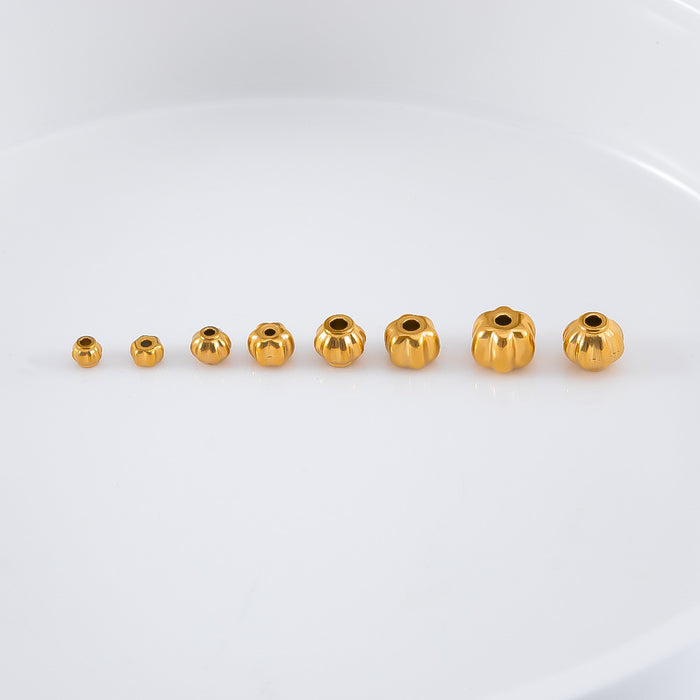 Wholesale Stainless steel hole bead lantern hole bead angular scattered bead separated bead handmade DIY bracelet bracelet bracelet bracelet bracelet