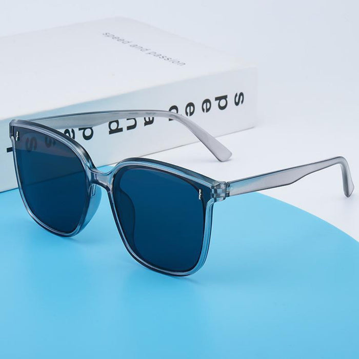 Wholesale New style metal vertical lens rice nail sunglasses fashion