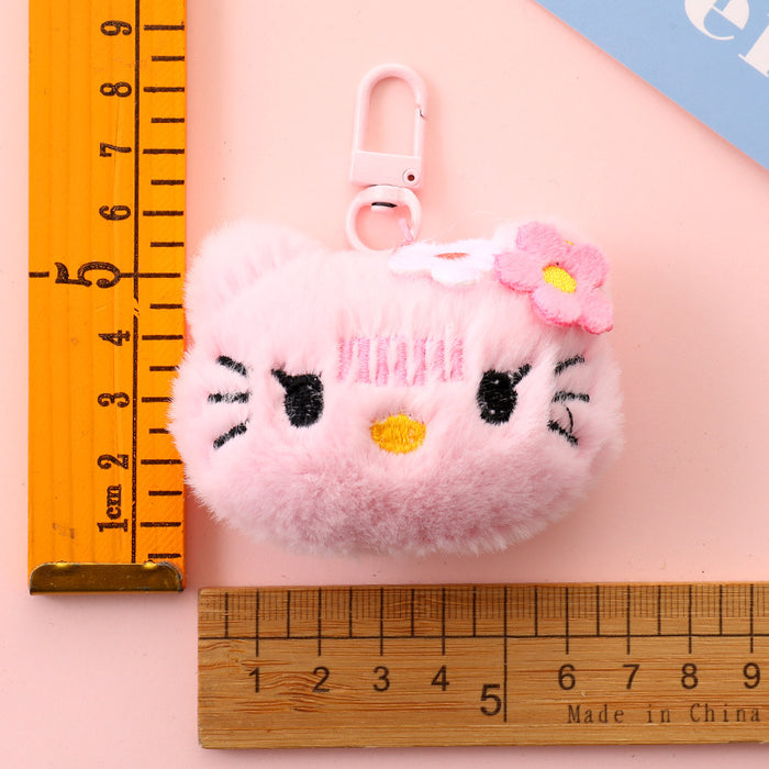 Wholesale Cute cartoon plush doll brooch keychain