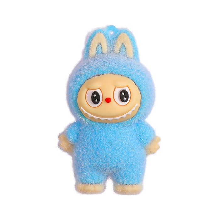 Wholesale Creative cute flocked silicone refrigerator magnet