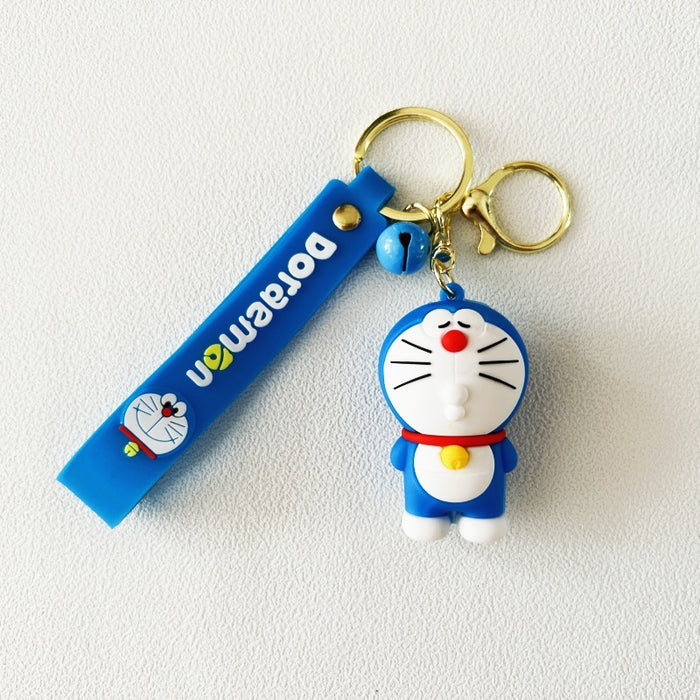 Wholesale Cute PVC Keychain Cartoon Bag Charm Car Key Accessory Gift