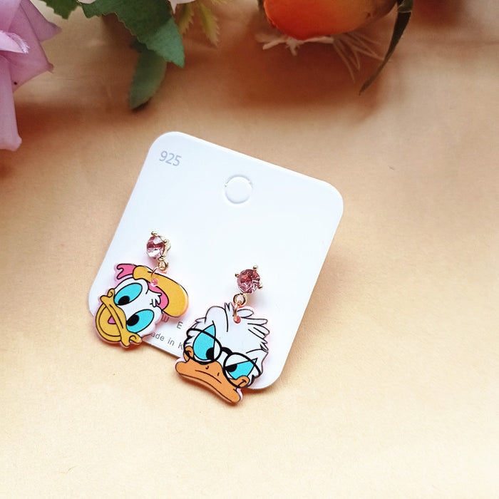 Wholesale Cute Cartoon Acrylic Earrings JDC-ES-Xiaox005