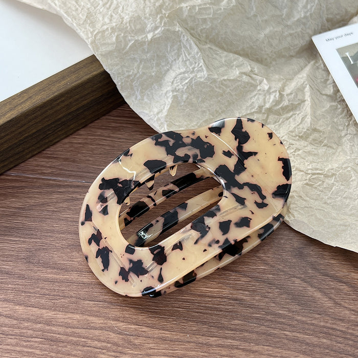 Wholesale High-End Semi-Circular Acrylic Hair Clip