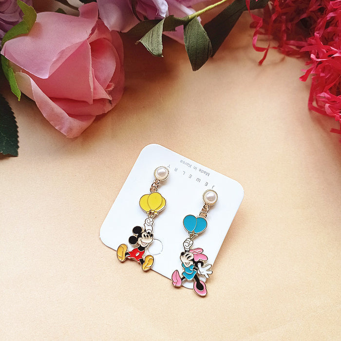 Wholesale Cute Alloy Cartoon Earrings JDC-ES-Xiaox012