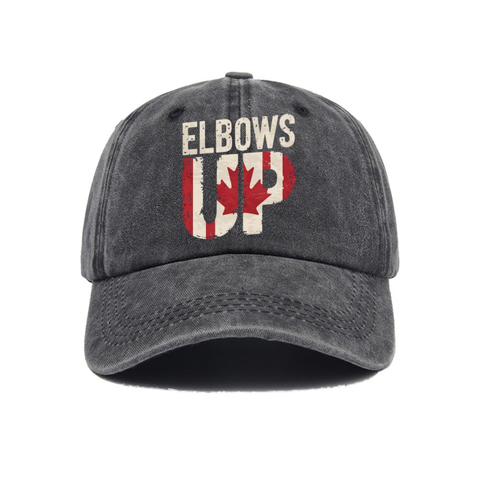 Wholesale Washed retro printed baseball cap and duckbill cap