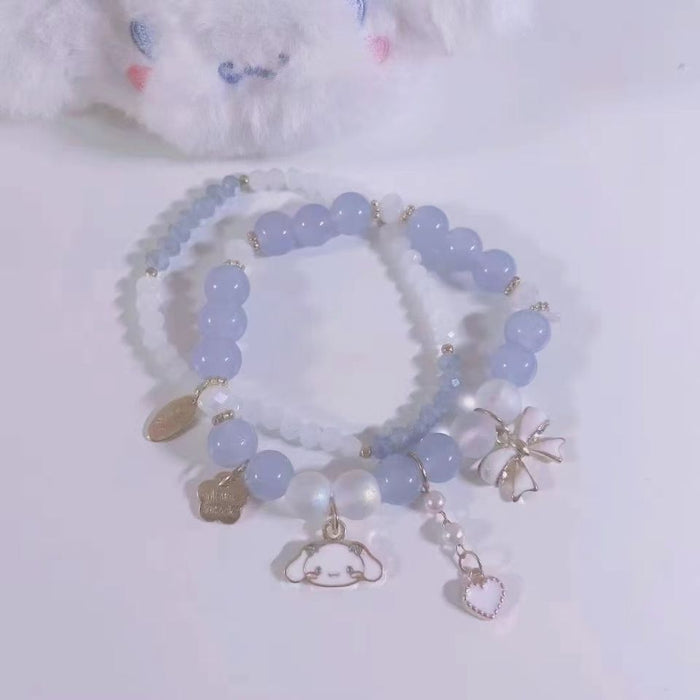 Wholesale Transparent bracelet cute sweet crystal bracelet best friend gift