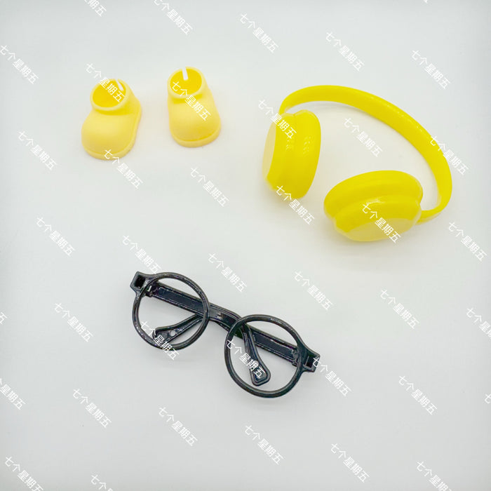 Wholesale  Cotton Doll Dress-Up Headphones Glasses Shoes Boots Crown Accessories