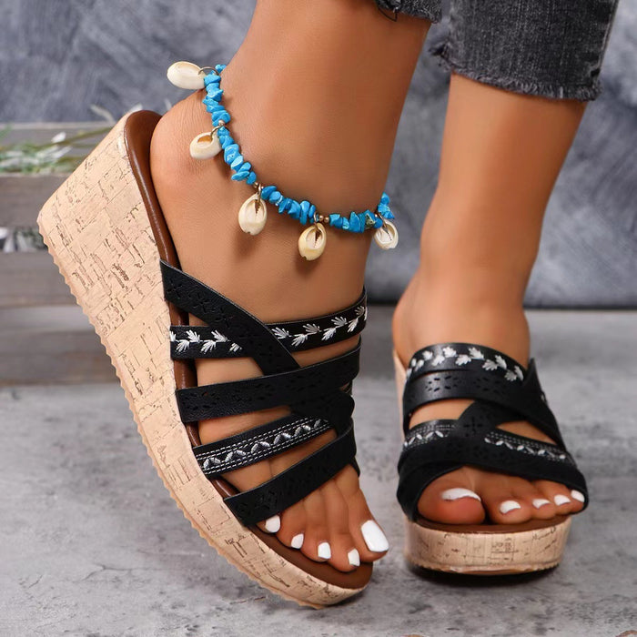 Wholesale Bohemian Shell Woven Anklet Set Fashion Accessory