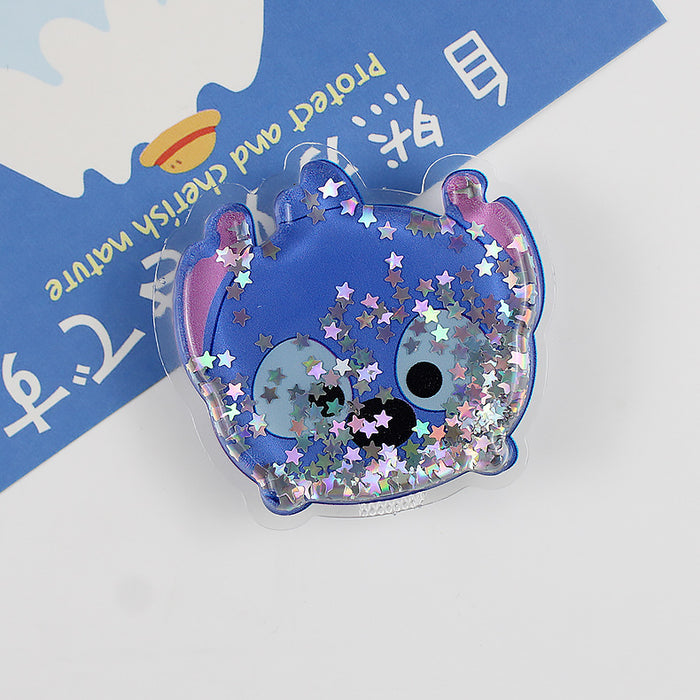 Wholesale Creative Cartoon Quicksand Phone Cushion Stand