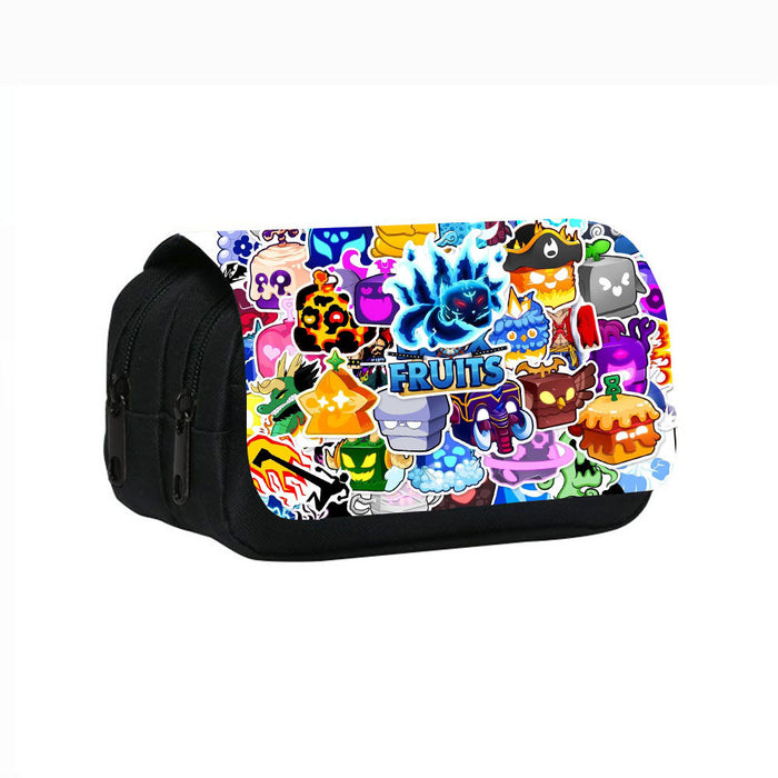 Wholesale printed double-layer pencil case pencil stationery box