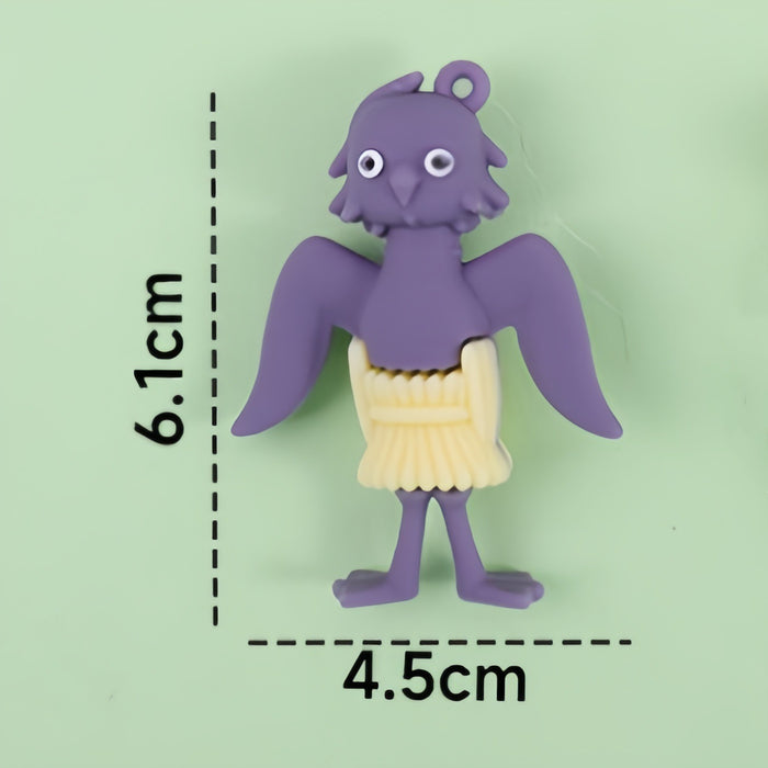 Wholesale Soft Rubber Doll Car Pendant Keychain