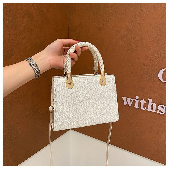 Wholesale Stylish textured handbag,  small square shoulder bag