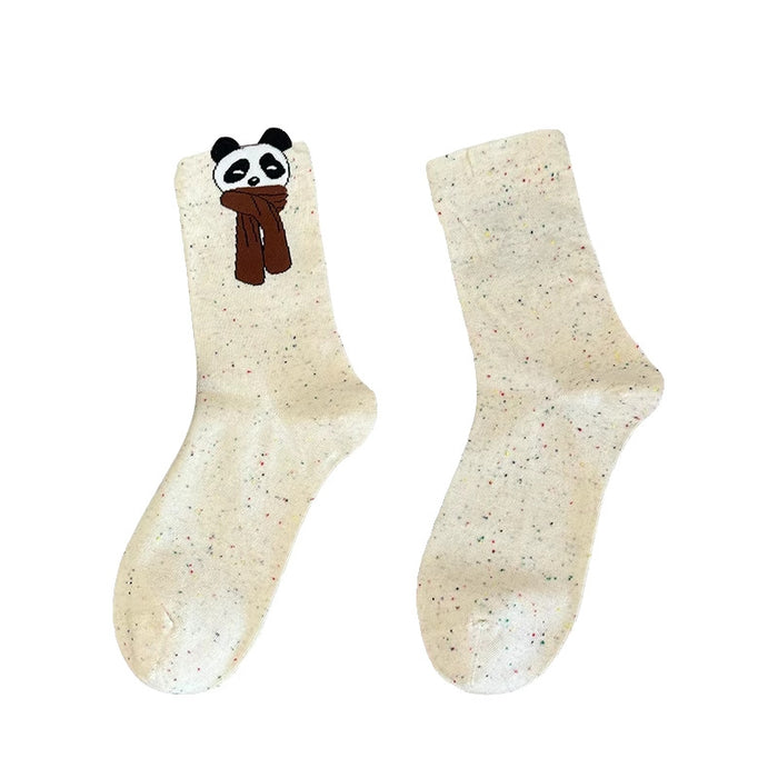 Wholesale Funny cartoon socks, children's cotton thin style, mid tube socks, long tube socks, cute summer