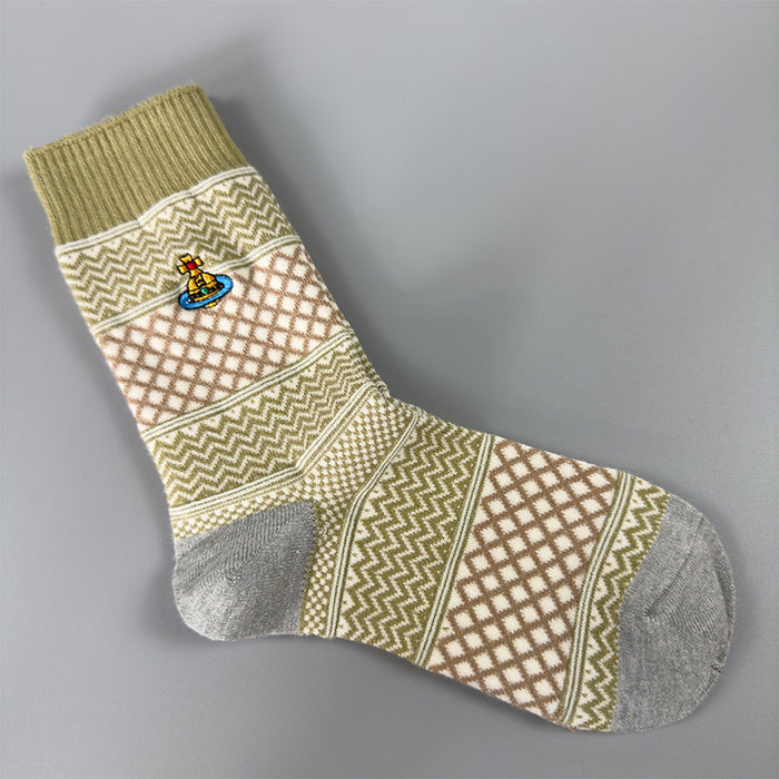 Wholesale Socks children embroidery retro warm wool socks thick outer wear