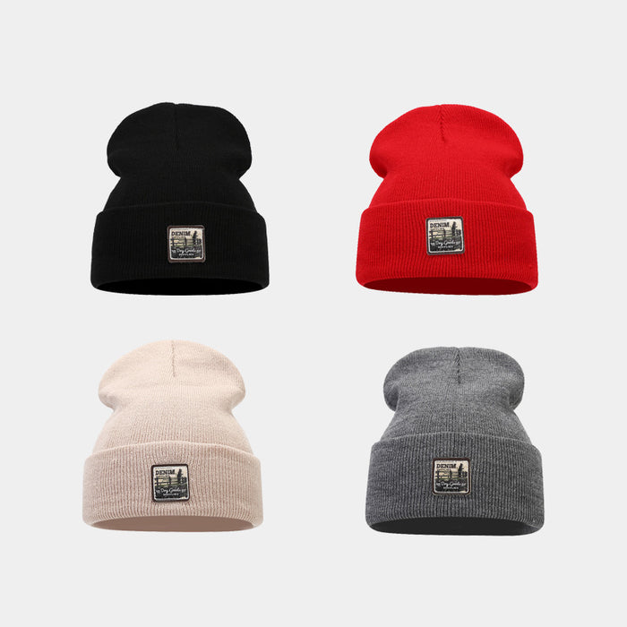 Wholesale Label Acrylic Warm Knitted Hat JDC-FH-LvYi055