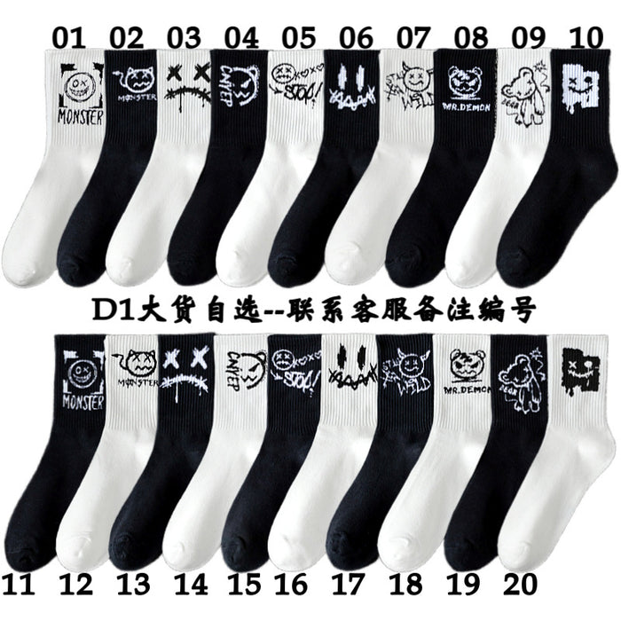 Wholesale Socks women' s sports socks cotton socks white stockings autumn and winter