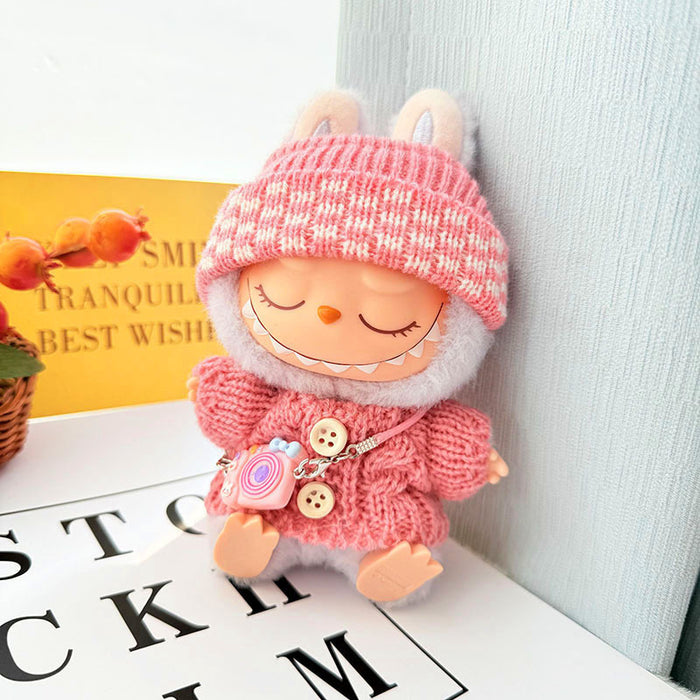 Wholesale Keychain  Clothes Pendant  Doll Bear Label Hat Sweater Suit