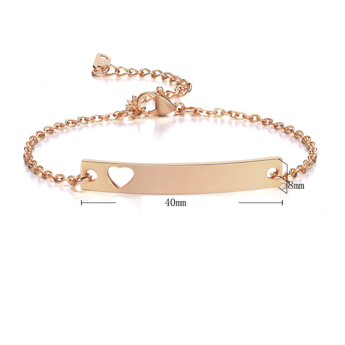 Wholesale Titanium steel bracelet, DIY bracelet, fashionable stainless steel bracelet