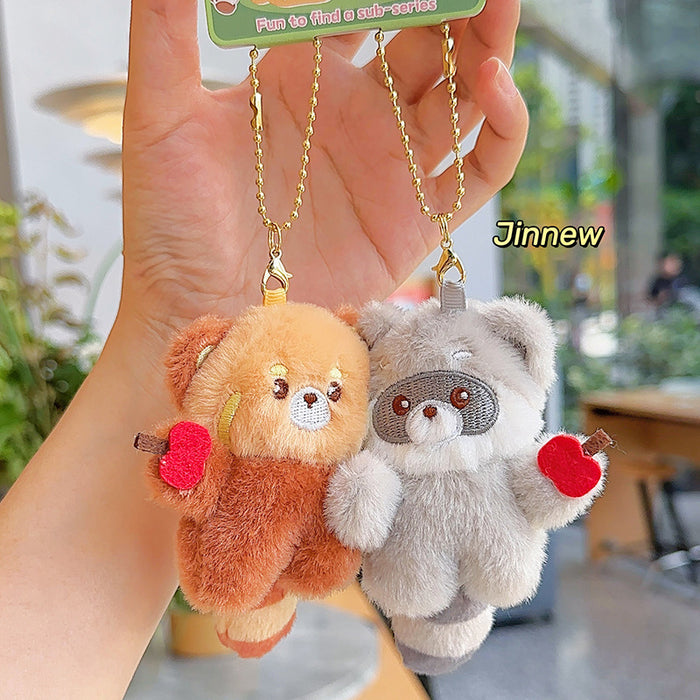 Wholesale Sticker Magnetic Plush Keychain Pendant