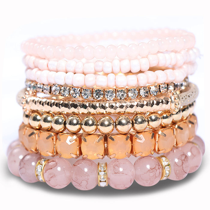 Wholesale Multi-layer Bohemian Bracelets Trendy and Creative Jewelry JDC-BT-NHong002