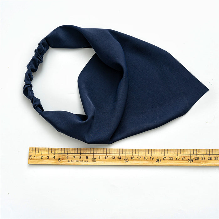 Wholesale Solid Color Triangle Scarf Hair Band Simple Staple Headwear