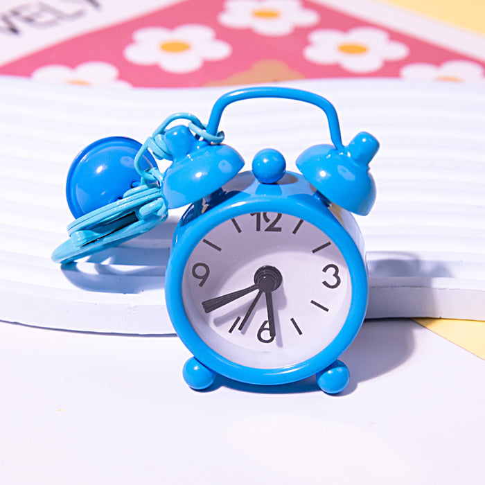 Wholesale Creative Function Mini Alarm Clock Keychain Exquisite Car Pendant
