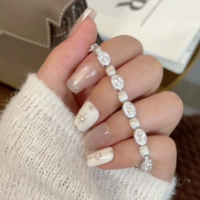 Wholesale Women's Hand-Brushed Diamond Bracelet