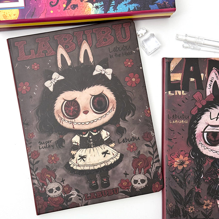 Wholesale 5pcs Cartoon Horizontal Line Book Cartoon Hand Book Student Super Thick Notepad