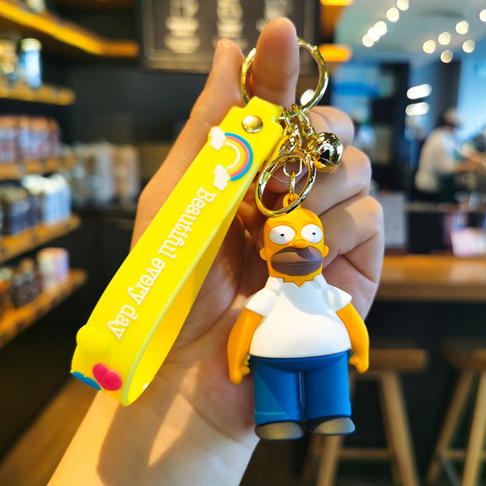 Wholesale PVC Cartoon Three-dimensional Keychain JDC-KC-TingM309