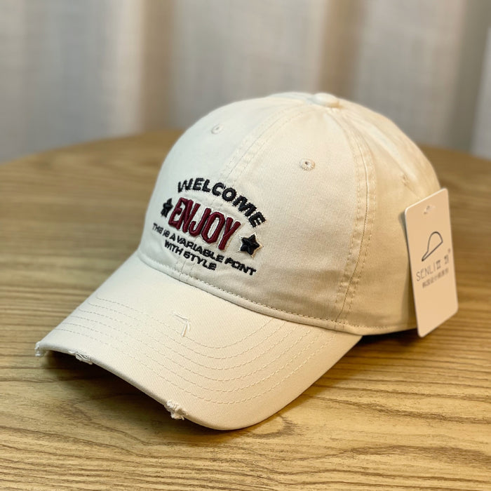 Wholesale three-dimensional embroidered letters baseball cap children's sunshade cap small face