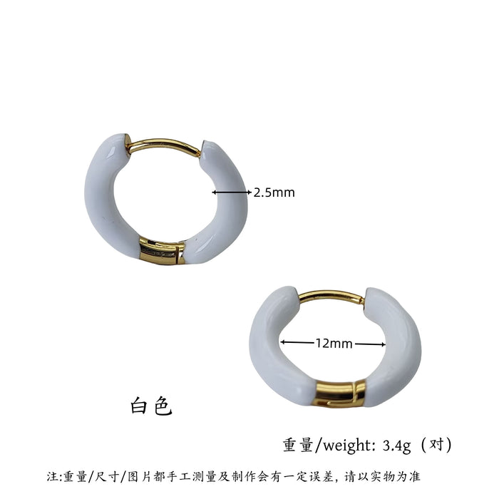 Wholesale Earrings, earrings, light luxury, high-end titanium steel jewelry