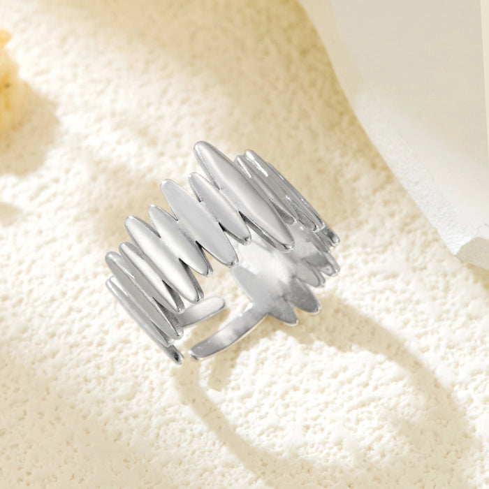 Wholesale Simple and adjustable titanium steel rings