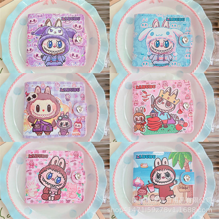 Wholesale Short Wallet Coin Purse Student Small Wallet Card Bag Carry-on Small Money Bag  Cartoon Periphery