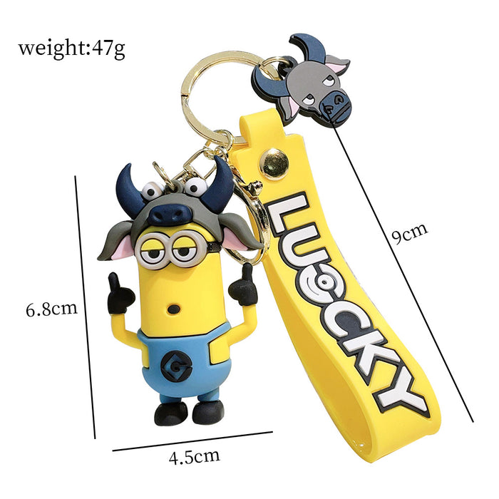 Wholesale PVC Cartoon Doll Keychain JDC-KC-Qiwei018