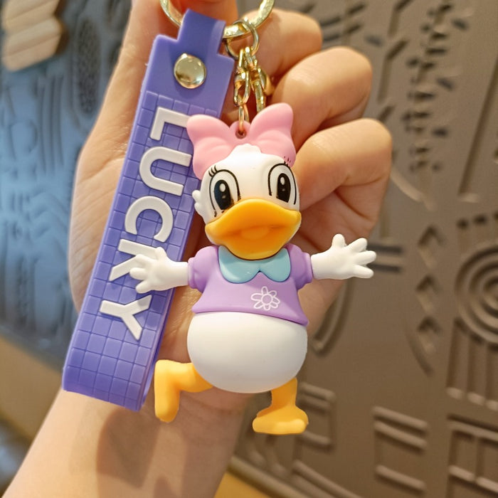 Wholesale Silicone Cartoon Doll Keychain JDC-KC-MingT227