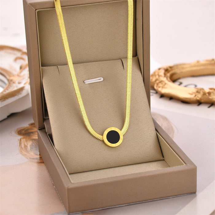 Wholesale Minimalist Titanium Steel Necklace JDC-NE-ChengY003