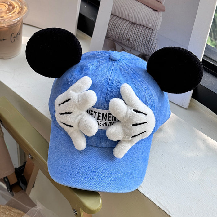 Wholesale Cartoon Ears Baseball Hat Parent Child Palm Duck Tongue Hat