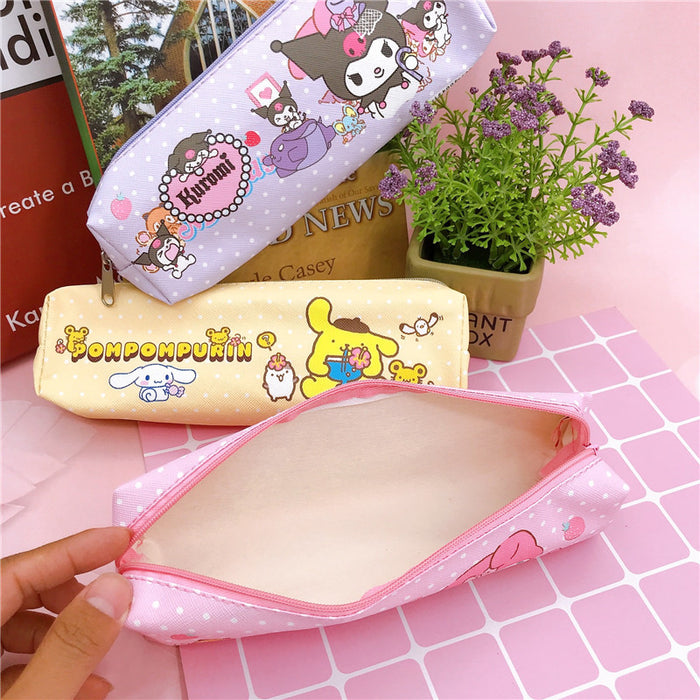 Wholesale Large Capacity PU Cute Cartoon Small Pencil Case JDC-PB-YaLL001