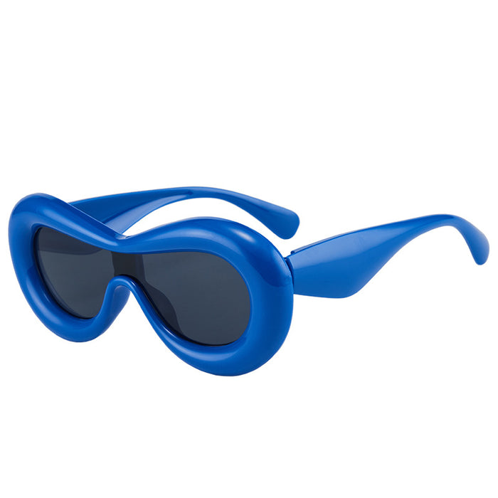Wholesale Cute and funny one-piece sunglasses, fashionable sunglasses, sunglasses