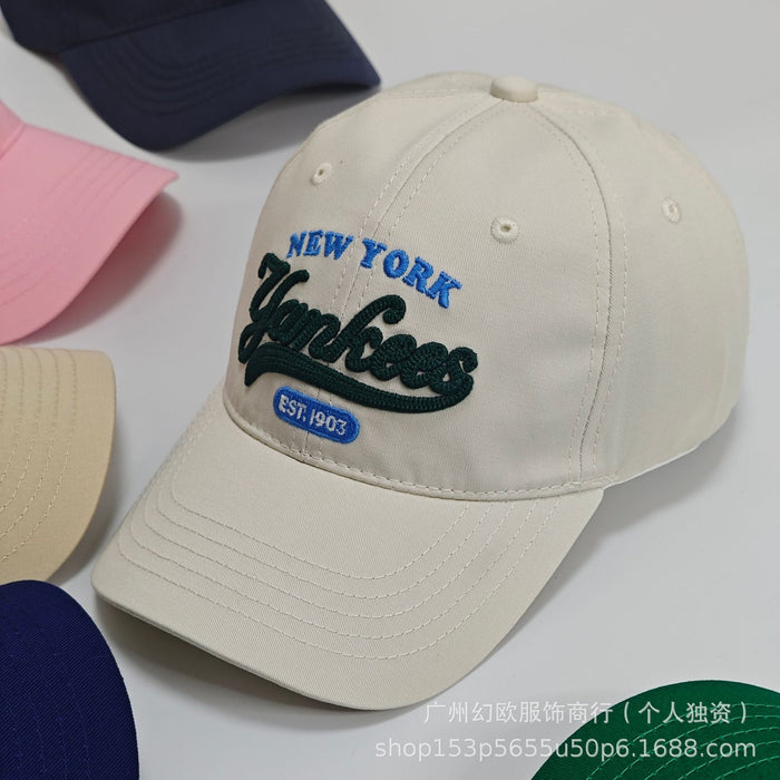 Wholesale Embroidered baseball sunshade hat with letters