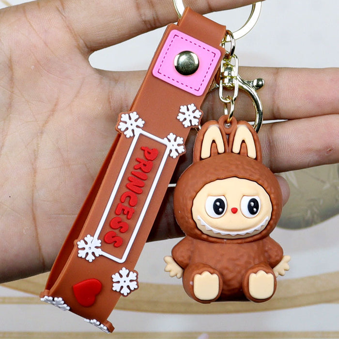 Wholesale Keychain Pendant Little Sheep Doll  Key Chain Ring Claw Machine Small Gift