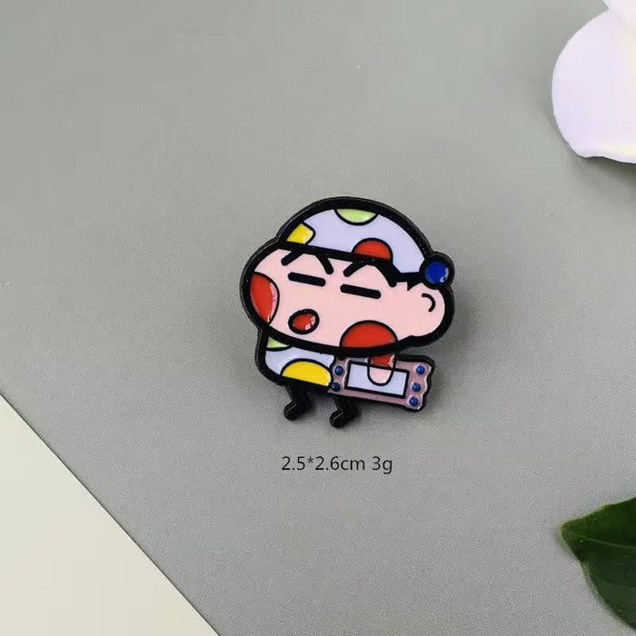 Wholesale Cute Cartoon Brooches Creative Metal Decorations Accessories Clothing Pendants Jewelry