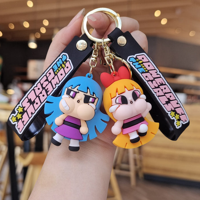 Wholesale Cartoon Silicone Doll Keychain JDC-KC-ZhuoRan028